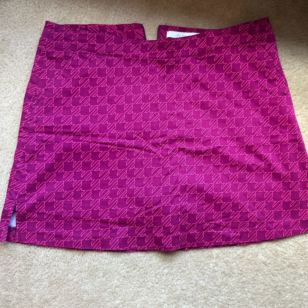 Lady Hagen Pink Patterned Golf Skort